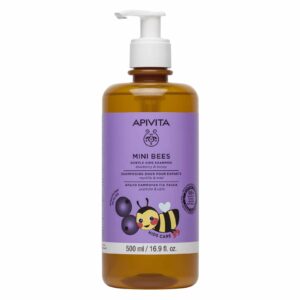 1655797942 0 Apivita Mini Bees Apalo Sampoyan gia Paidia me Myrtilo Meli 500ml