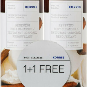 20211019102631 korres renewing vanilla cinnamon afroloutro 2x250ml