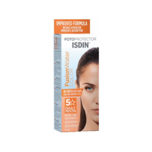 isdin fotoprotector fusion water color safe eye tech 50spf 50ml