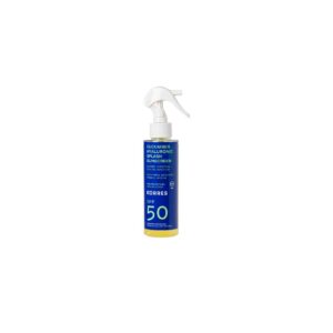 korres cucumber hyaluronic splash sunscreen spf50 150ml
