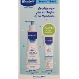 mustela hydrabebe body lotion 300ml dwro creme visage 40ml