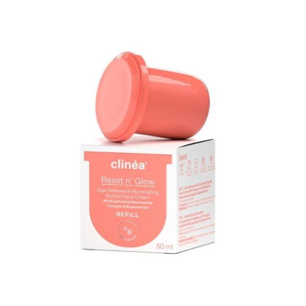 Clinéa Reset n' Glow - Sorbet Refill, Κρέμα Προσώπου Αντιγήρανσης και Λάμψης - Ανταλλακτικό 50ml Clinéa Reset n' Glow - Sorbet Refill, Κρέμα Προσώπου Αντιγήρανσης και Λάμψης - Ανταλλακτικό 50ml