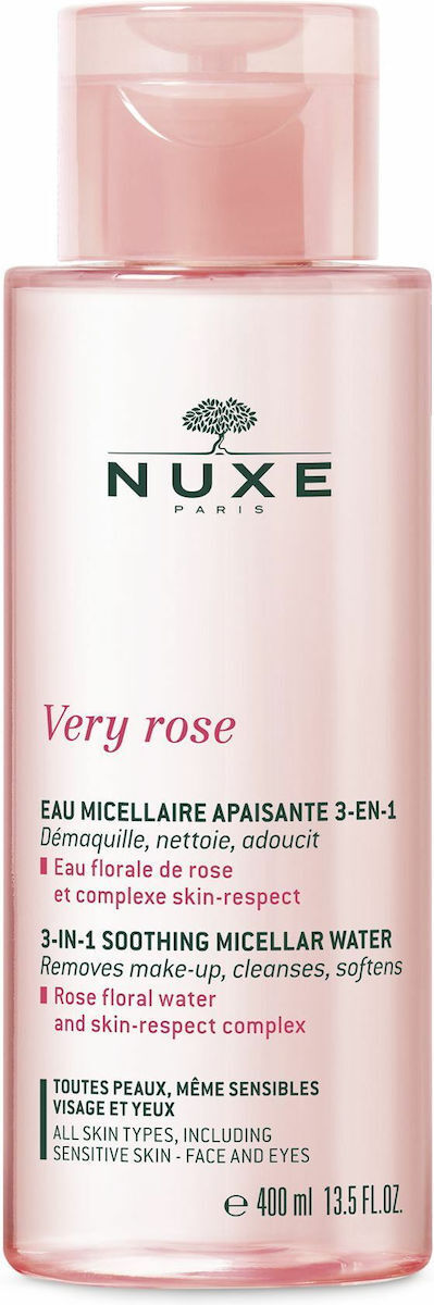 20240126111949 nuxe micellar water katharismou very rose gia eyaisthites epidermides 400ml