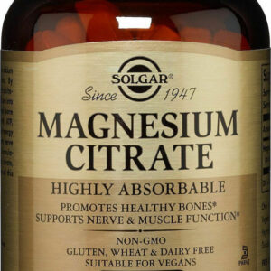 20211130153430 solgar magnesium citrate 200mg 60 tampletes