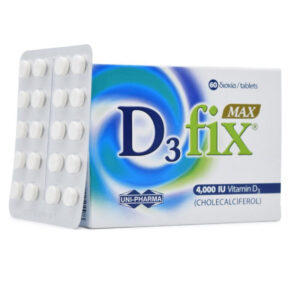 20231130161221 uni pharma d3 fix max vitamini gia to anosopoiitiko 4000iu 60 tampletes