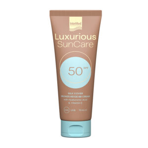 20230412122036 intermed luxurious sun care adiavrochi antiliaki krema prosopou spf50 me chroma bronze beige 75ml