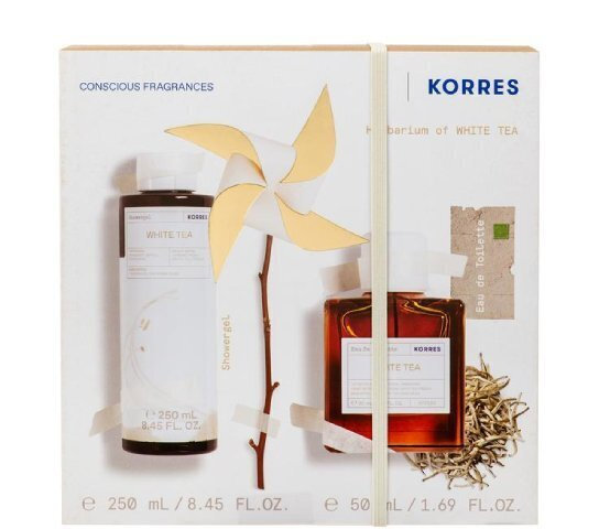 20240906120934 korres promo herbarium of white tea gynaikeio set me eau de toilette 2tmch