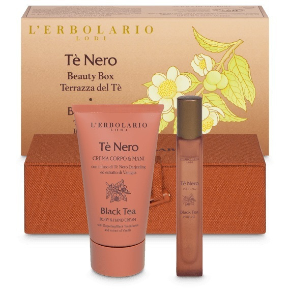 20241010102506 l erbolario black tea beauty box tea terraces body hand cream aromatiki krema somatos 75ml perfume aroma 10ml