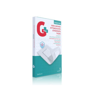 20241016135745 gplus non woven aytokollita epithemata gazas 10x15cm 5tmch