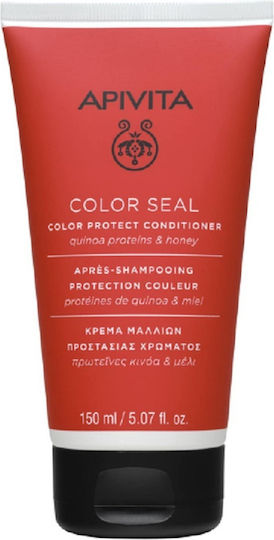 xlarge 20240523114925 apivita color seal quinoa proteins conditioner gia prostasia chromatos gia vammena mallia 150ml