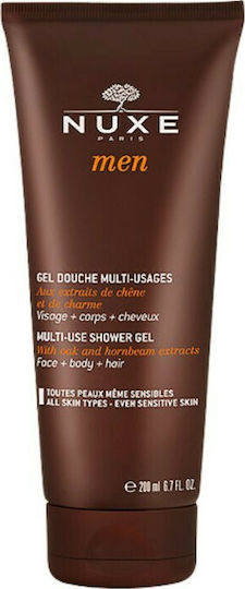 xlarge 20211019102720 nuxe men multi use shower gel for face body hair all skin types 200ml