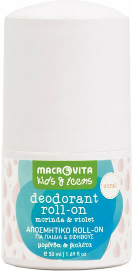 xlarge 20250623170942 macrovita kids teens coral with morinda violet aposmitiko se roll on choris alouminio 50ml