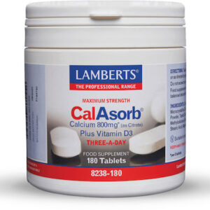 xlarge 20260525164447 lamberts maximum strength calasorb calcium as citrate plus vitamin d3 800mg 60 tampletes