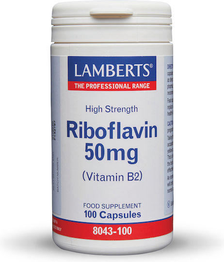 xlarge 20260525165624 lamberts riboflavin vitamini gia tin ygeia tou neyrikou systimatos 50mg 100 kapsoules