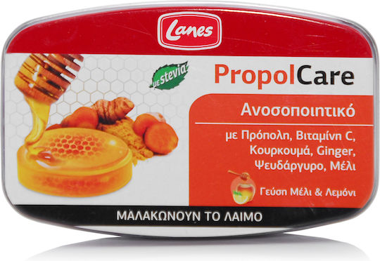 xlarge 20220314135528 lanes propolcare karameles meli lemoni gia ton erethismeno laimo to vicha tin enischysi tis amynas tou organismou 54gr