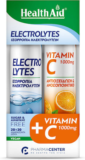 xlarge 20250513124808 health aid electrolytes 20 anavrazonta diskia vitamin c 1000mg geysi portokali 20 anavrazonta diskia 2x20 anavrazonta diskia