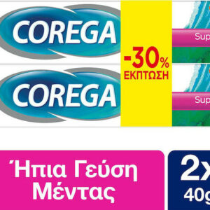 xlarge 20210611095459 corega super krema gia techniti odontostoichia me geysi menta 1 1 doro 2 x 40g