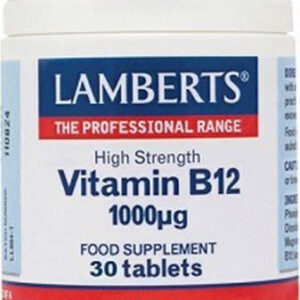 xlarge 20260908111514 lamberts vitamin b12 vitamini gia tin ygeia tou neyrikou systimatos 1000mcg 30 tampletes